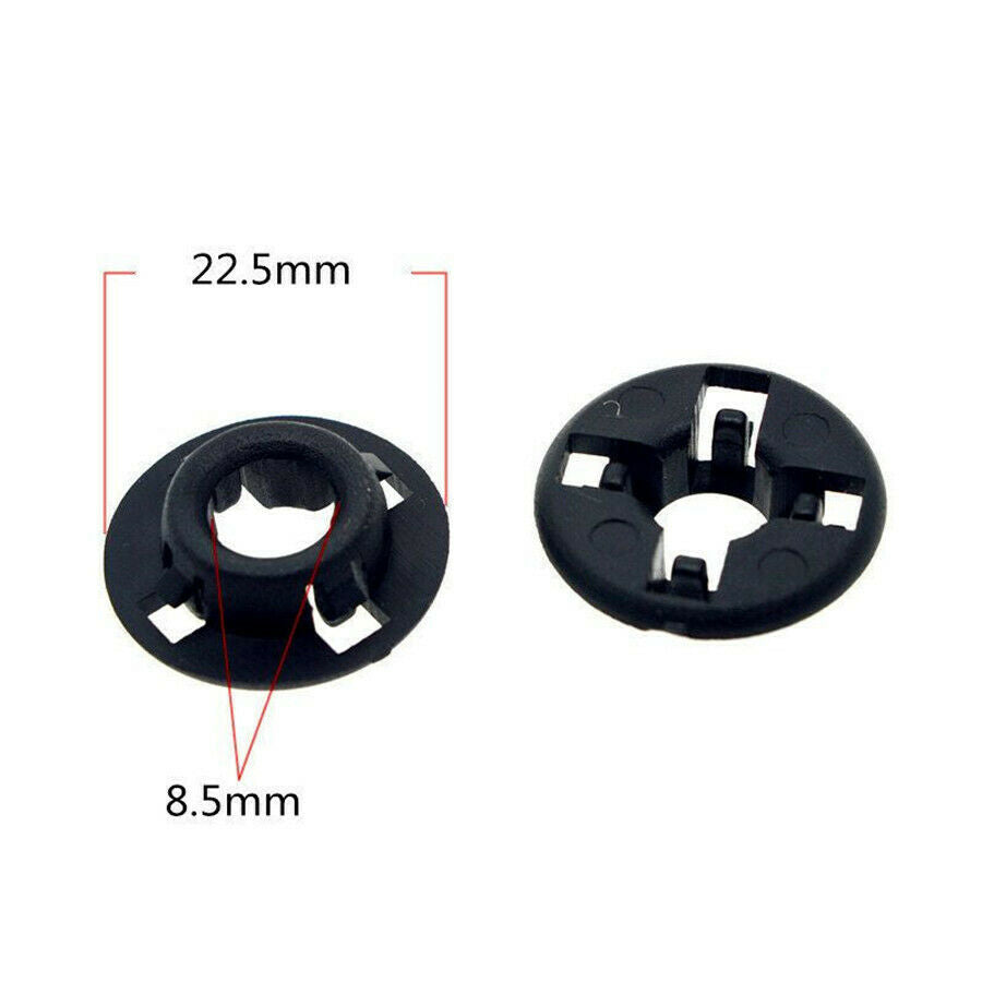 10x Black Plastic Hood Prop Rod Pivot Grommet Clip For Matrix 03-08 90080-48064