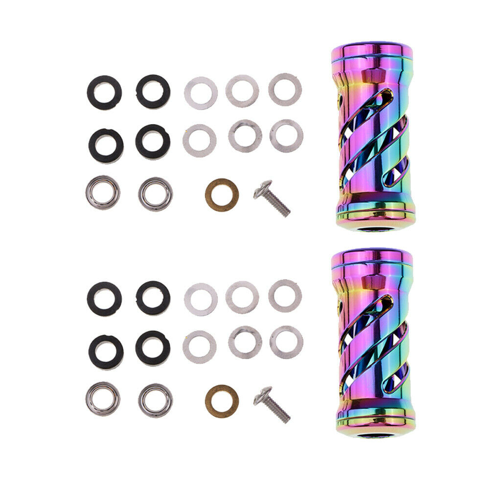 2pcs Colorful Metal Fishing Reel Handle Knob for Baitcasting  Reels