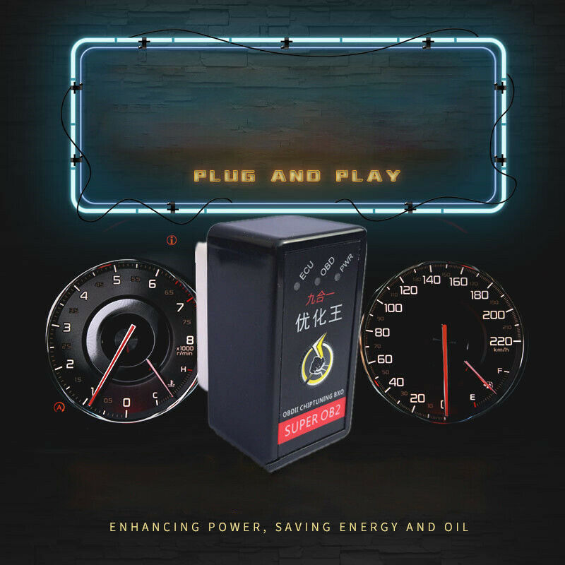 Super OBDII Car Chip Tuning Box Plug and Drive SuperOBDII More Pow.l8