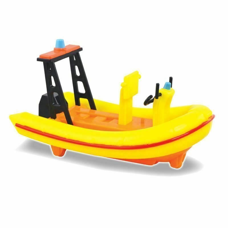 03720 Fireman Sam Neptune Rescue Boat Emergency Vehicle Playset Push Along