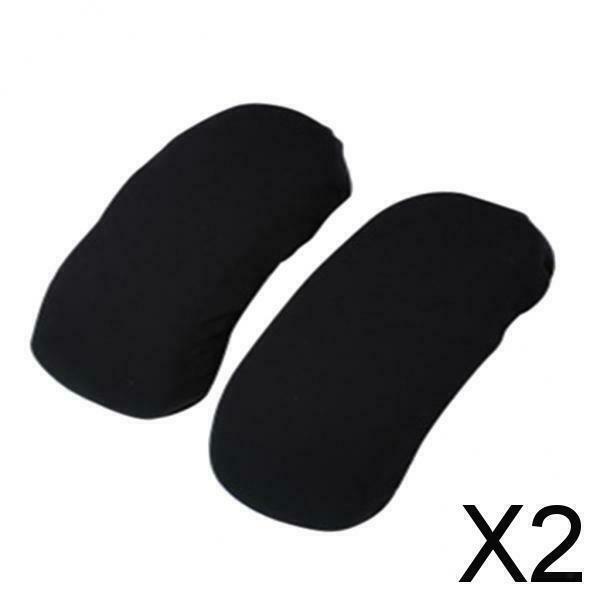 2X  1 Pair Chair Armrest Covers Elastic Protector chair Arm Cover  Black