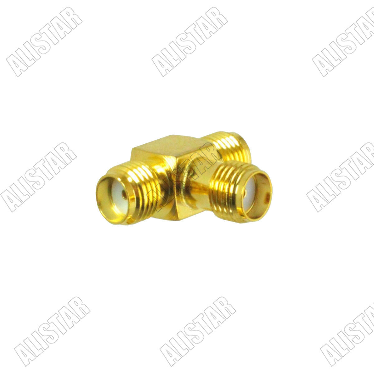 10pcs RF Coaxial Adapter SMA Jack Female to 2x SMA Female T Type 3 Way connector