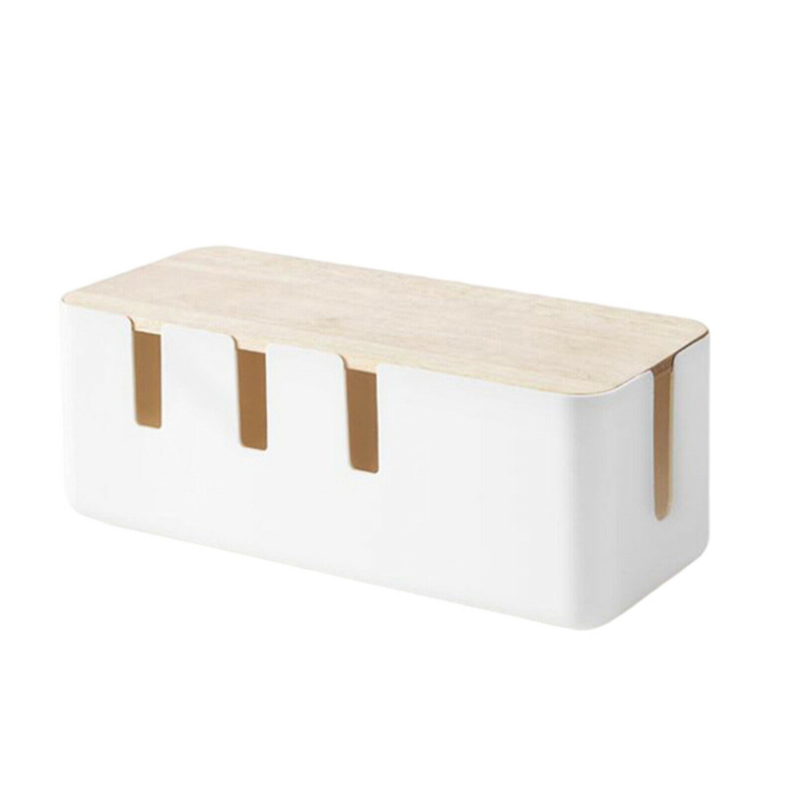 Cable Management Box Hide Wires & Power Strips for Home Office 12x5x4.6 inch