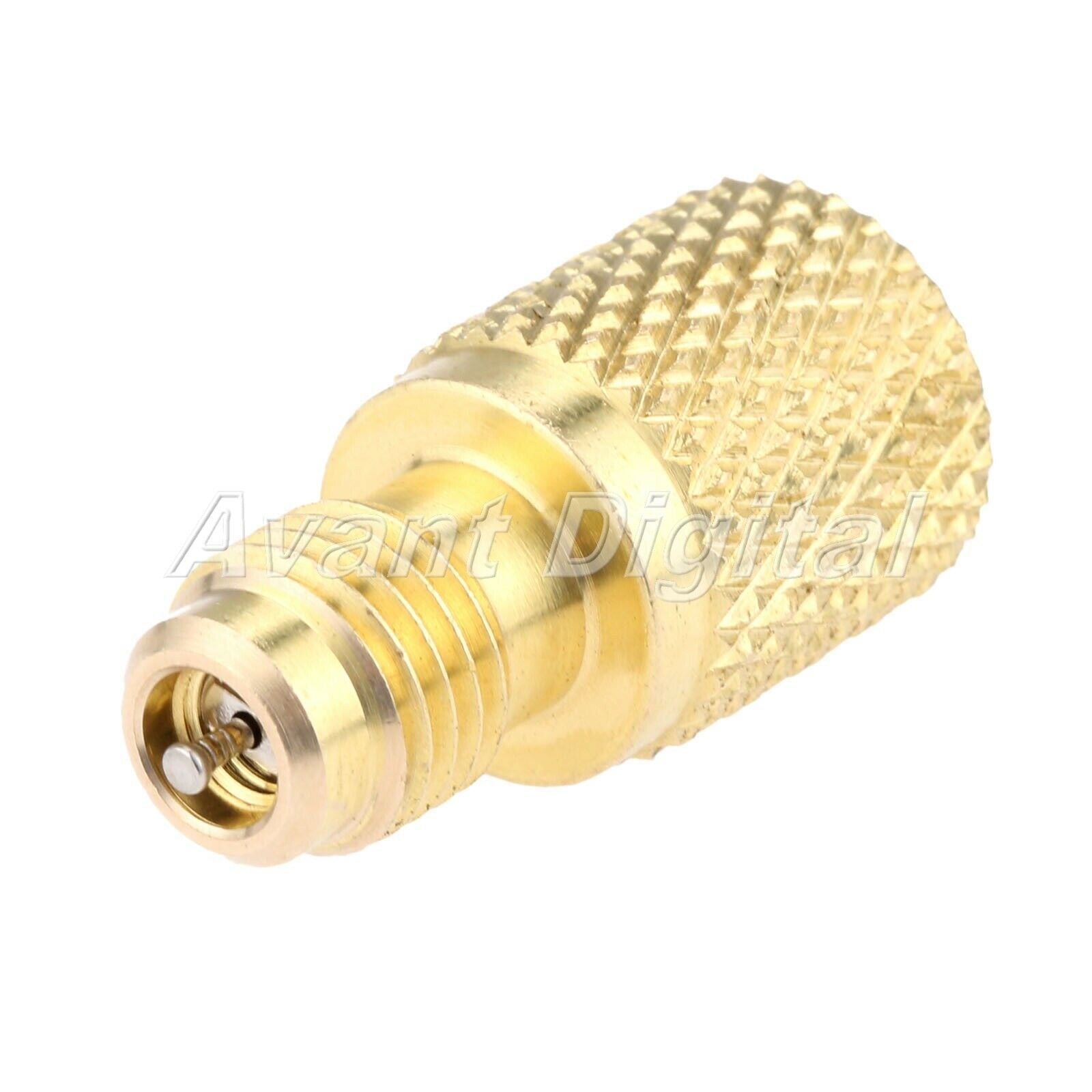 Brass Adapter R134a 7/16-20 UNF Male to 1/2-16 UNC Female Charging Hose Adapter