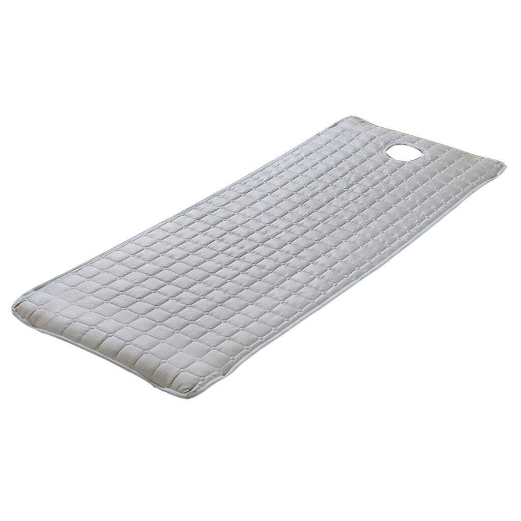 Hotel Spa Massage Table Mattress Sheet Cosmetic Bed Cover 71x24" Gray