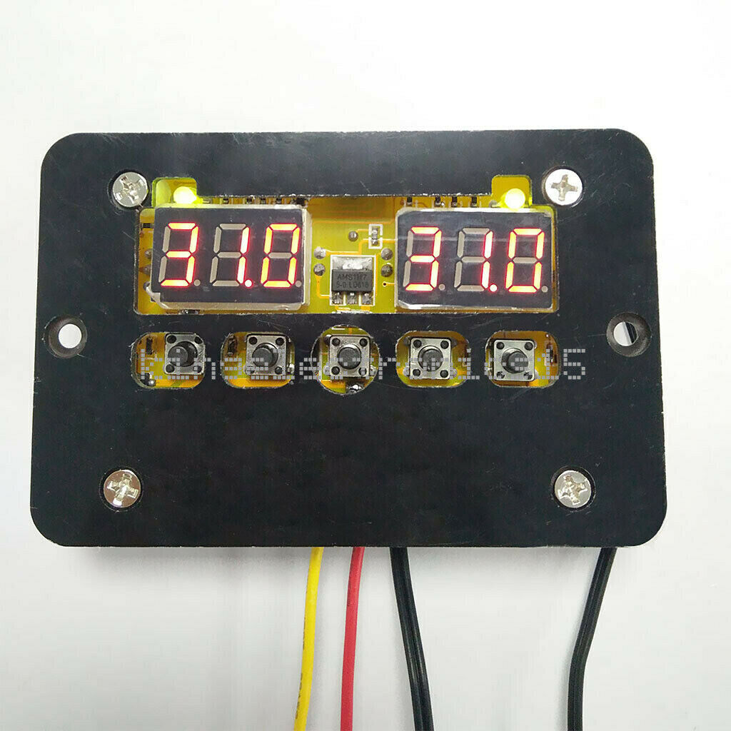 DC 12V  NTC 10K Dual Digital Thermostat Temperature Controller Sensor Module