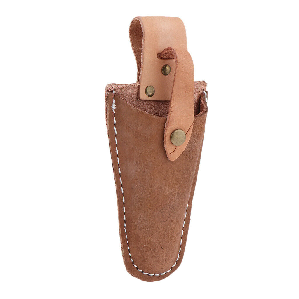 Gardening Pruner Shears Sheath Premium PU Leather Protective Case Cover 20cm