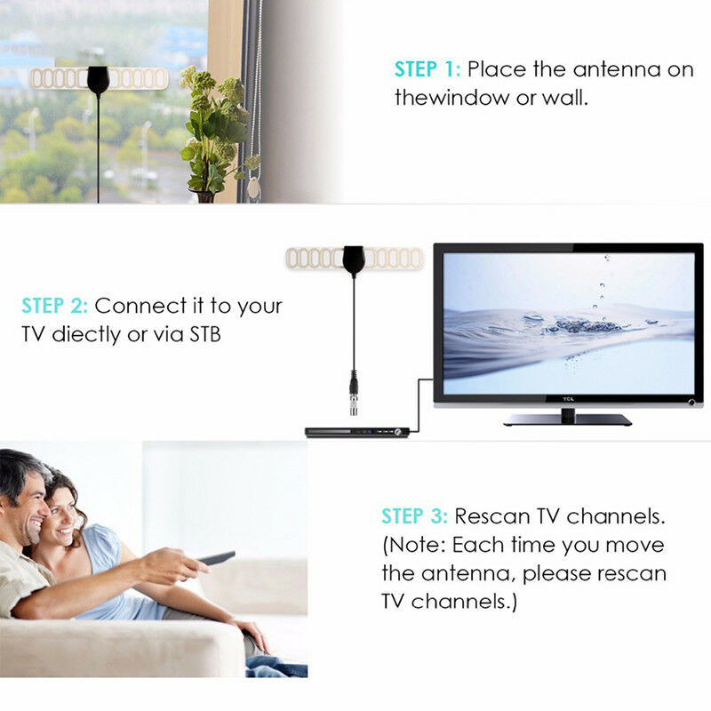 20dB Waterproof Digital TV Active Receiver Antenna for Car DVB-T DVB-T2 .l8