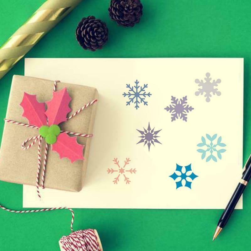 22 Pcs Christmas Stencils Plastic Drawing Templates for Home School Party Decor