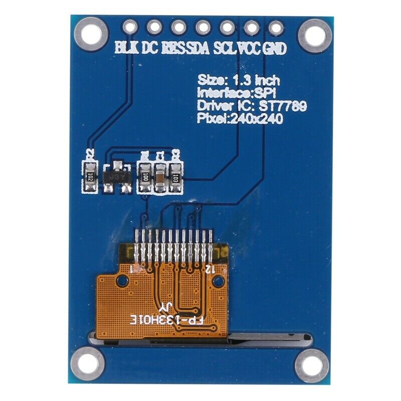 1.3 Inch Ips  Tft St7789 Drive Ic 240 x 240 Spi Communication 3.3V Voltage SpiP7