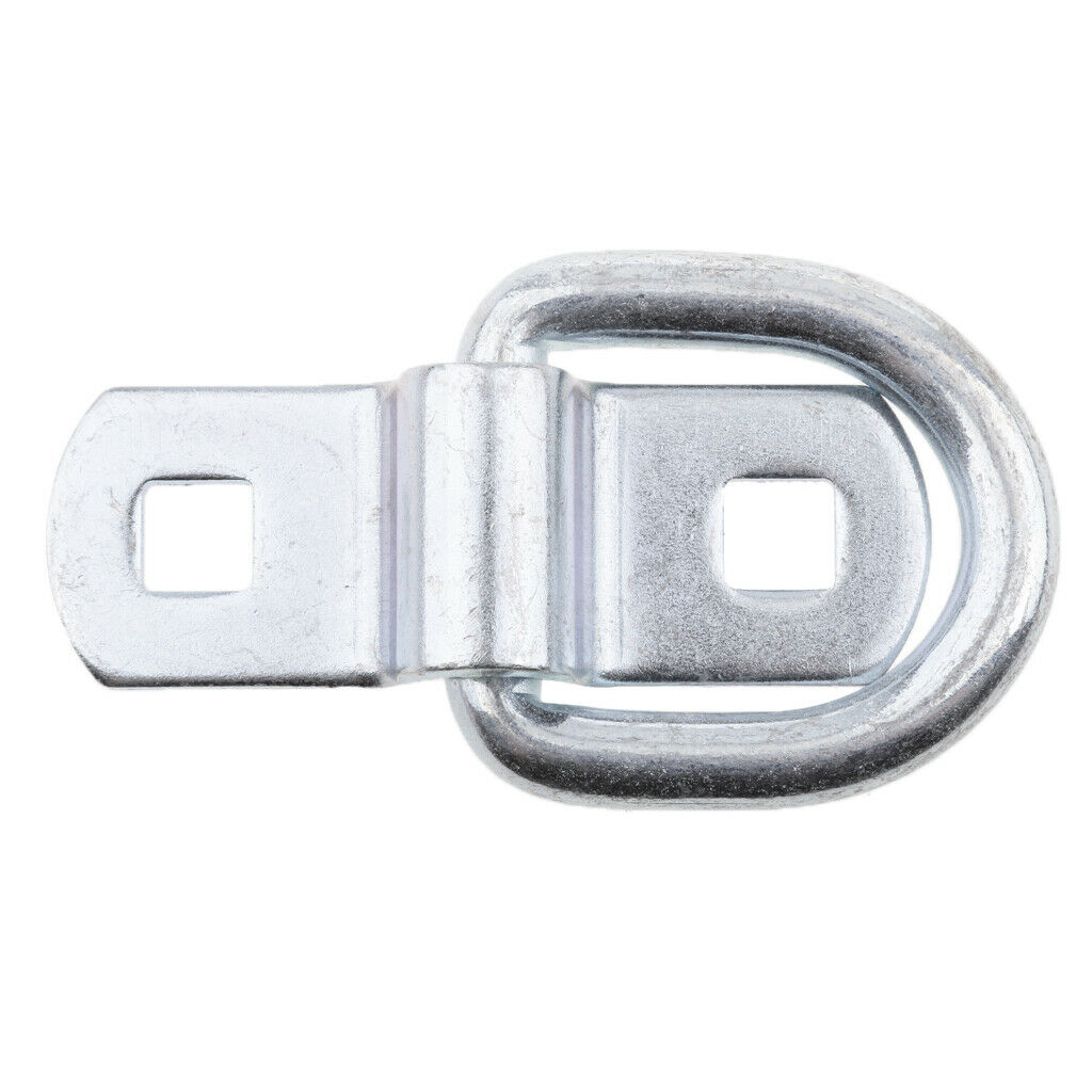 5 Pieces Trailer Boat D Ring Rope Chain Strap Tie Down Stainless Steel