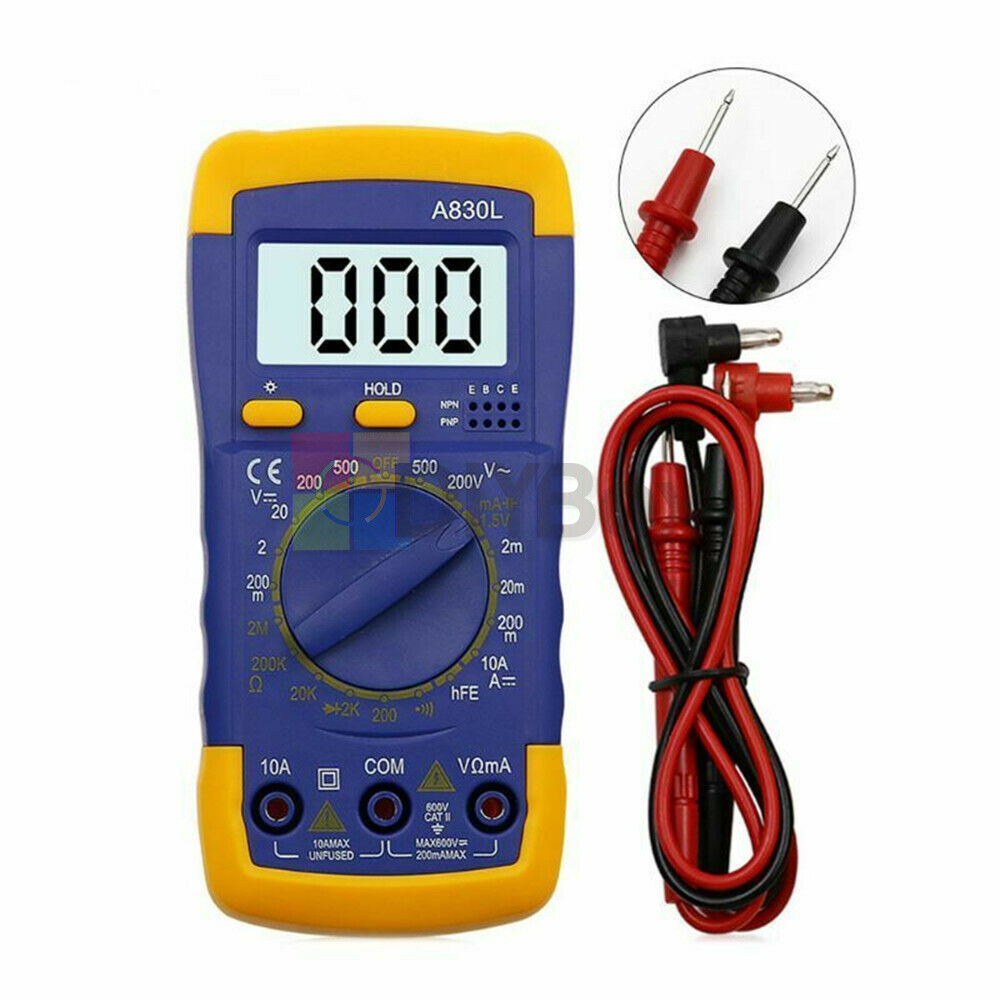 Digital A830L LCD Multimeter DC /AC Voltage Diode Freguency Tester Multitester