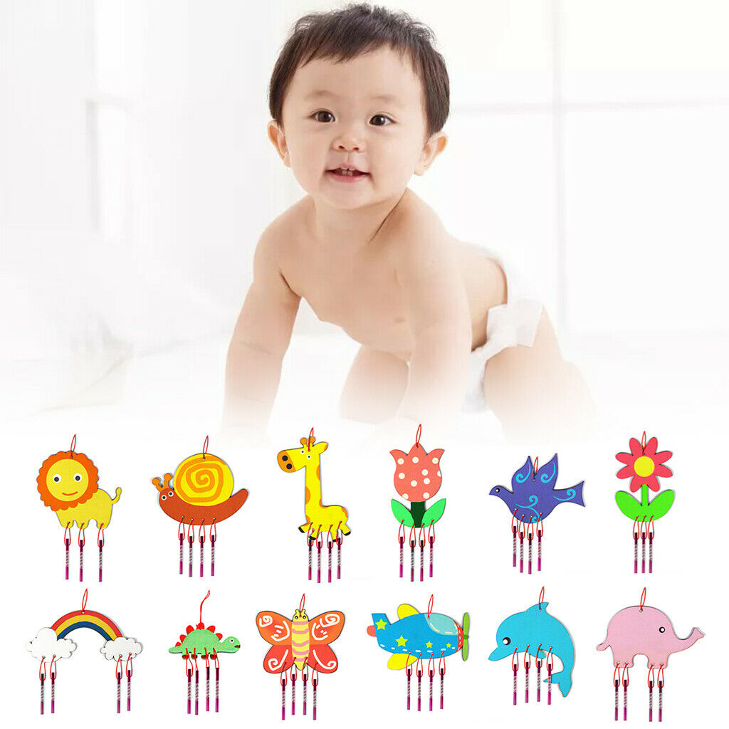 DIY Wind Chime Decorative Hanging Windchimes for Kids Gifts for Favors