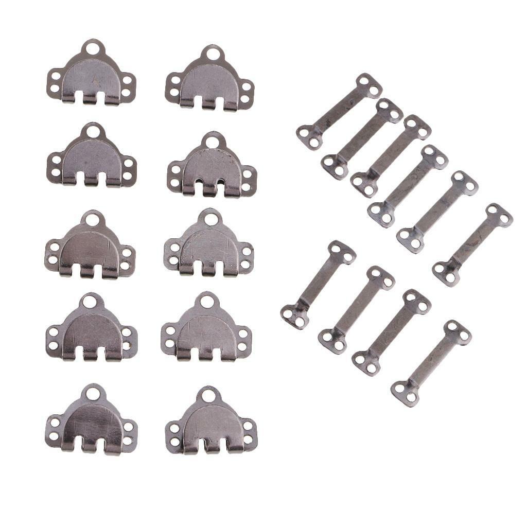20 Sets Garment Hooks & Eyes Fasteners for Trousers Skirt Sewing Accessories