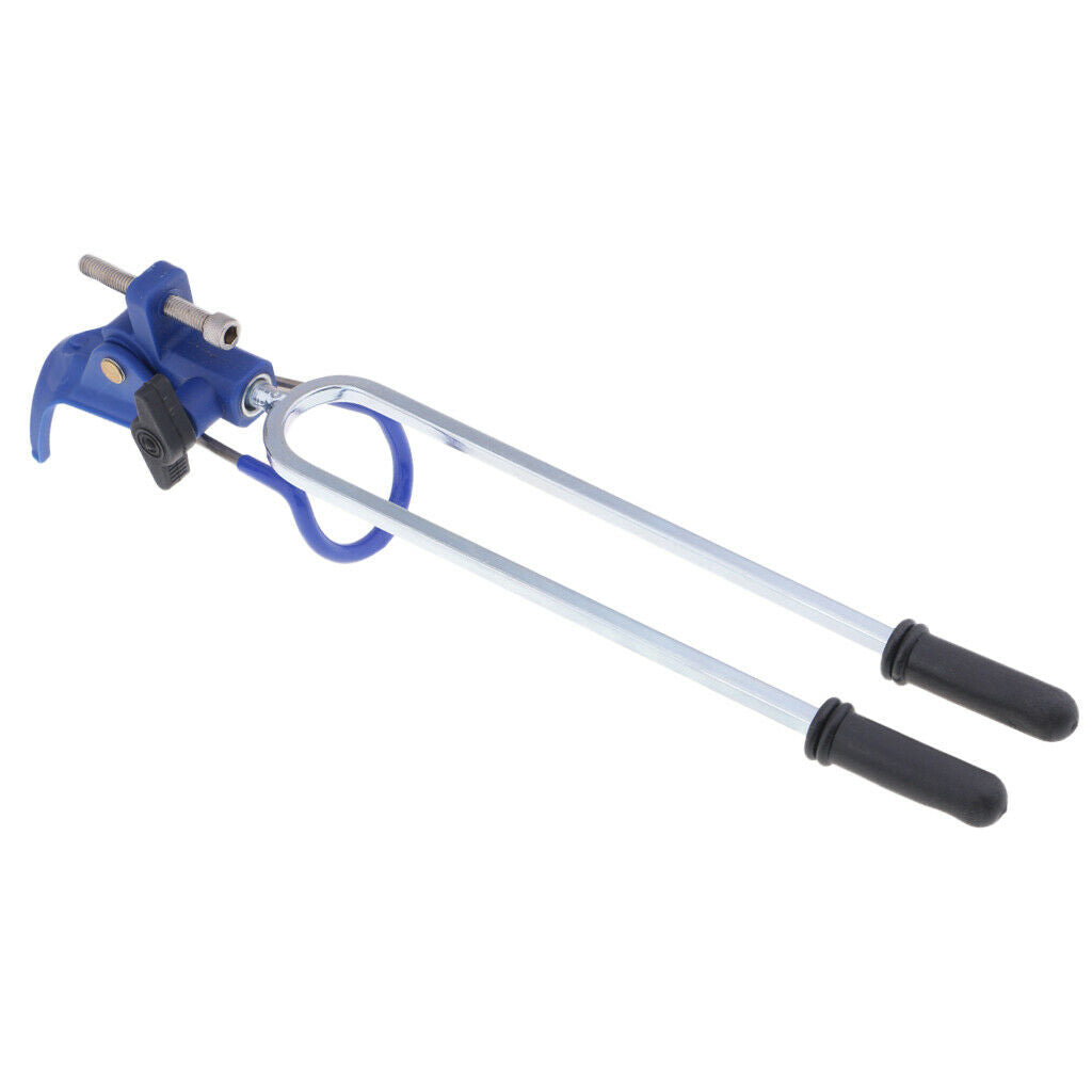 Stainless Steel Fishing Rod Holder Rest Gear Fishing Pole Stand Bracket Blue