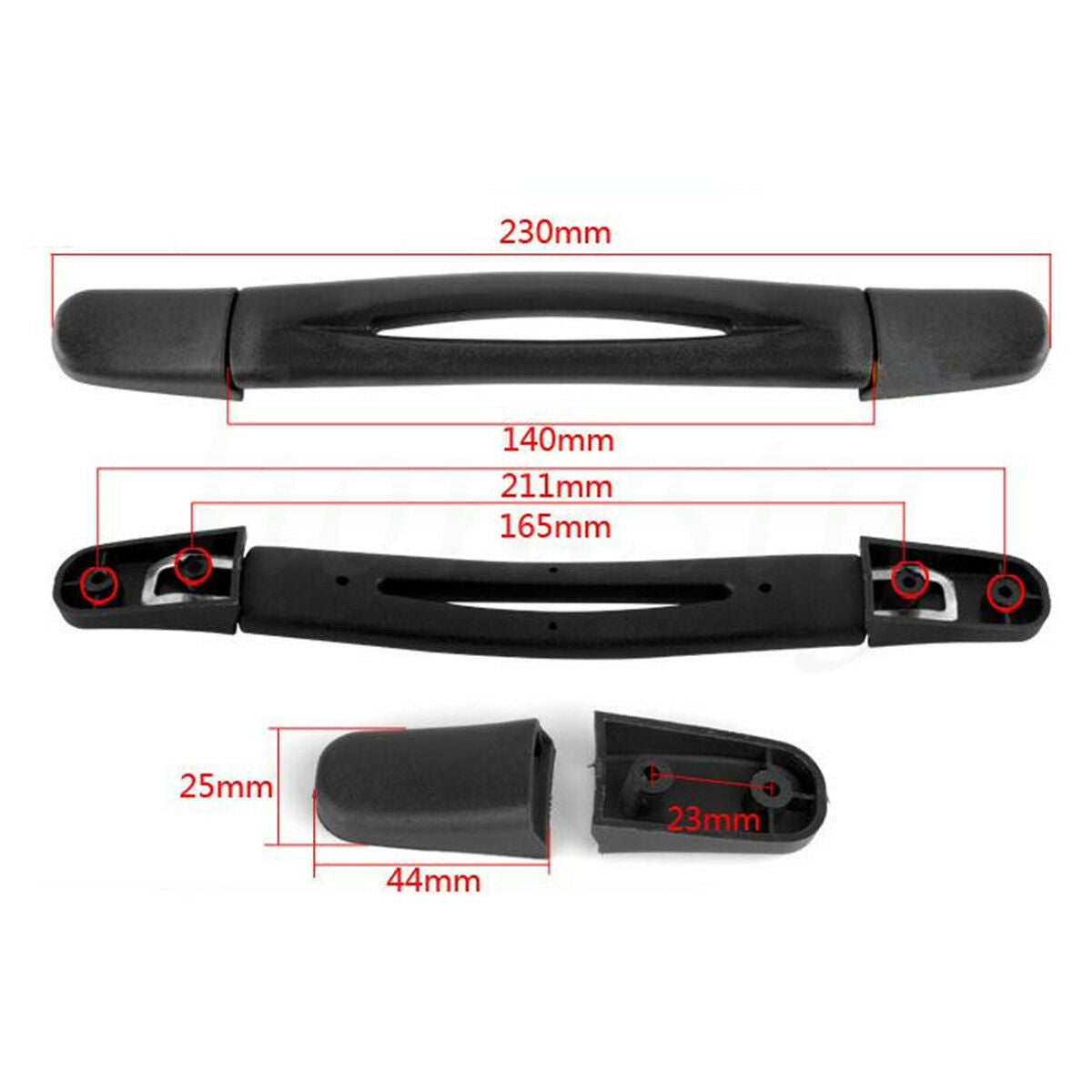 23cm Spare Strap Pull Case Handle Grip Replacement Kit For Suitcase Box Luggage