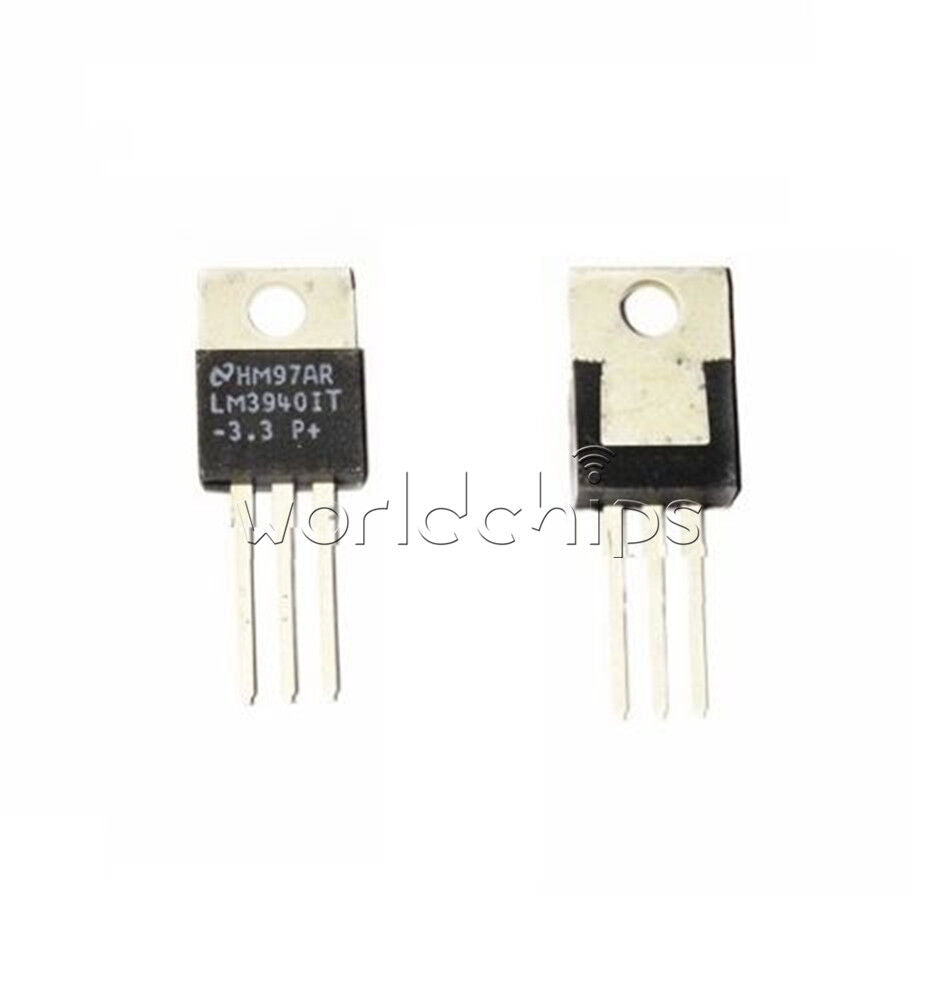 5PCS LM3940IT-3.3 LM3940IT IC REG LDO 3.3V 1A TO220 NEW