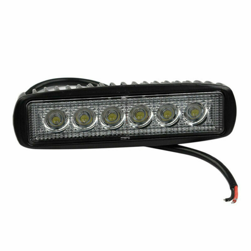 2x Black Spreader LED Deck/Marine Lights for Boat Spot Light 18W waterproof