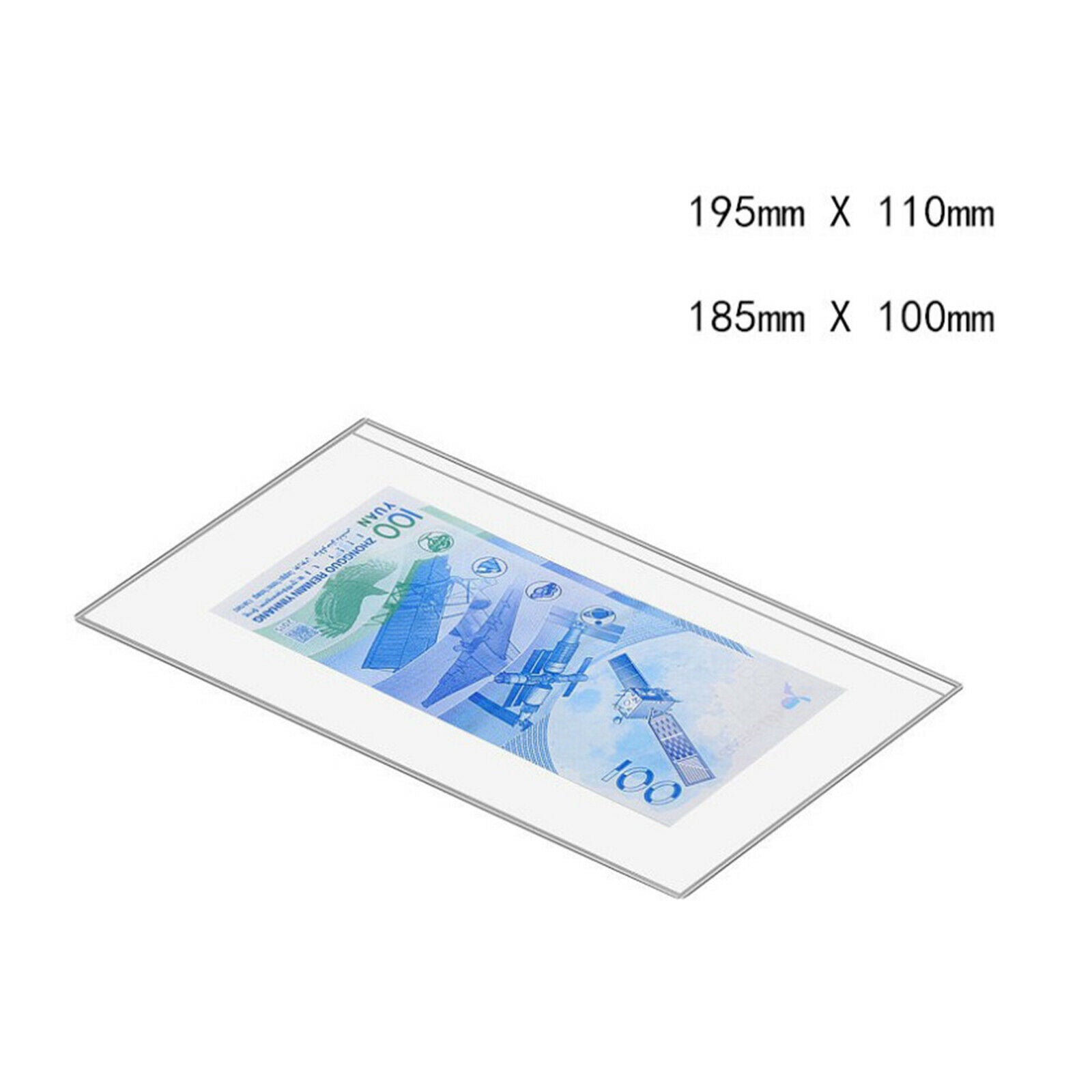 Paper Money Storage Case Commemorative Banknotes Container Storage Box