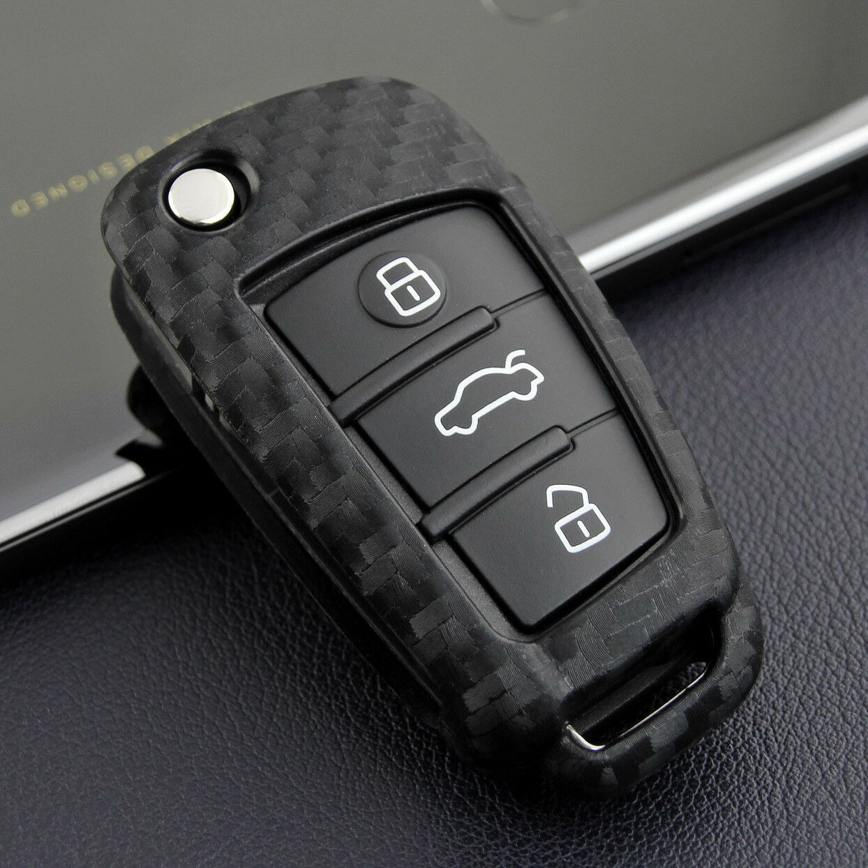 2019 Car Key Case Shell Protect For Audi A1 A3 S3 Q3 Q7 TT A6L Keychain Fob
