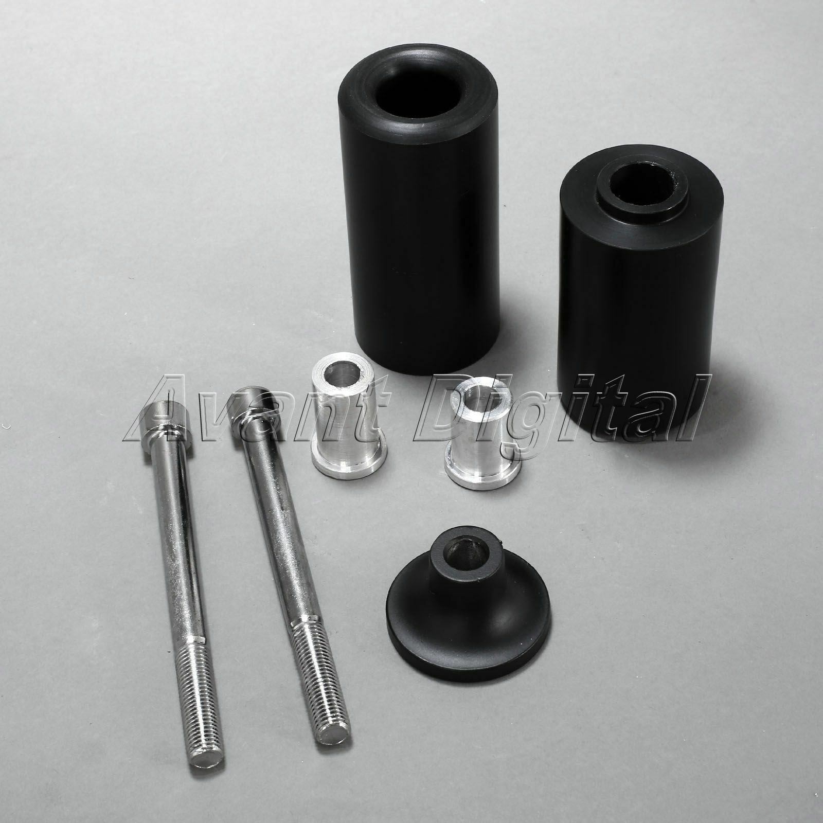 Motorcycle Black Frame Sliders Crash Protector For Kawasaki ZX6R ZX6RR 03 04 02
