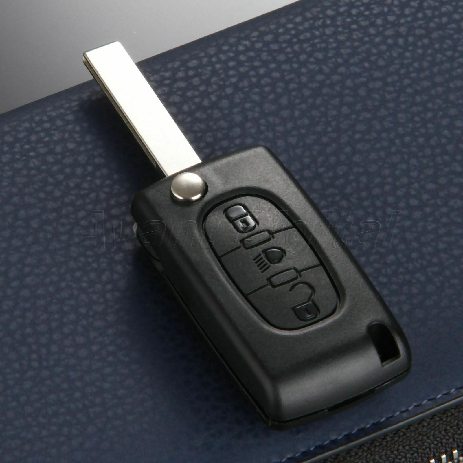 High Quality Car Remote 3 Button Key Shell Fob Case for Citroen C4 Picasso C5 C6