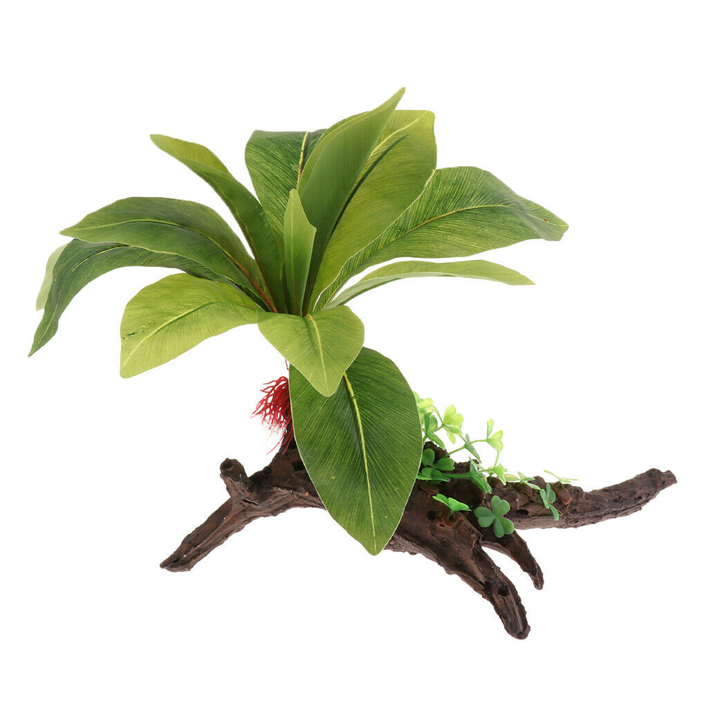 Aquarium Reptile Terrarium Plant Landscaping Decoration Sprout roots QL2127