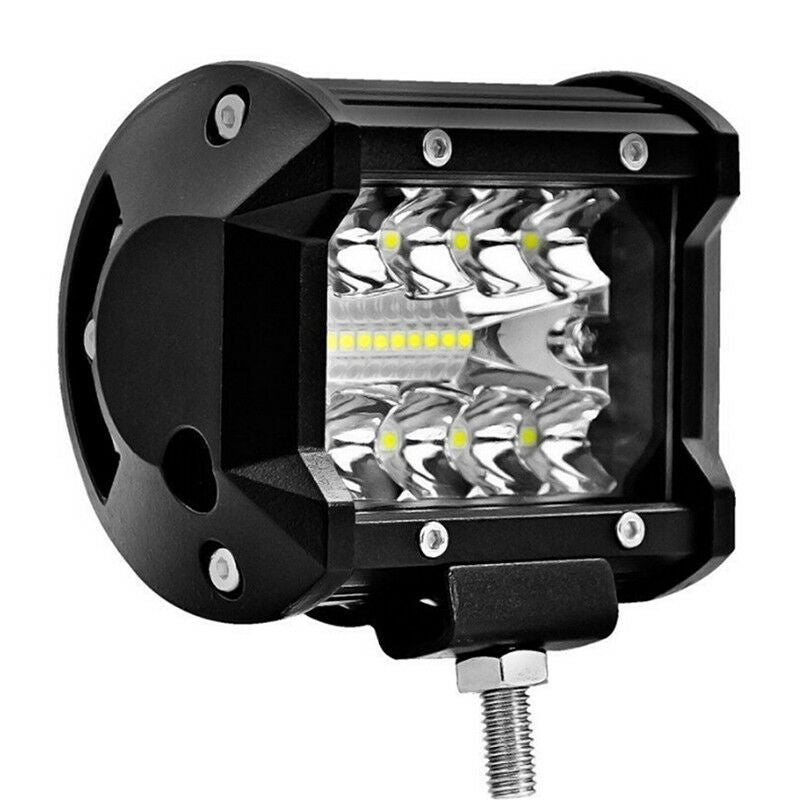 4"   Row 60W 20LED Work Lights Bar Driving Fog Flood Spot for Truck ATV IO S Ek