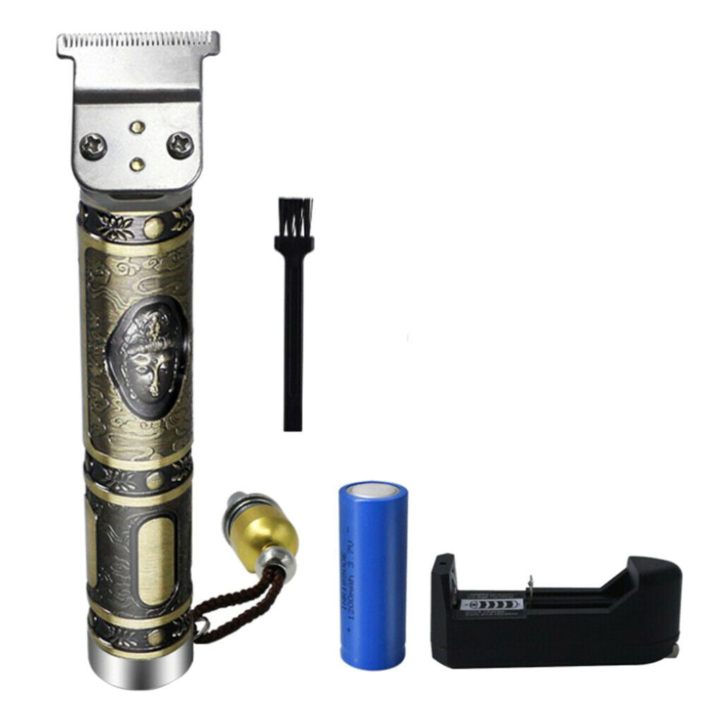 Men Boys Hair Trimmer Rechargeable Kid Household Clipper Gifts Golden