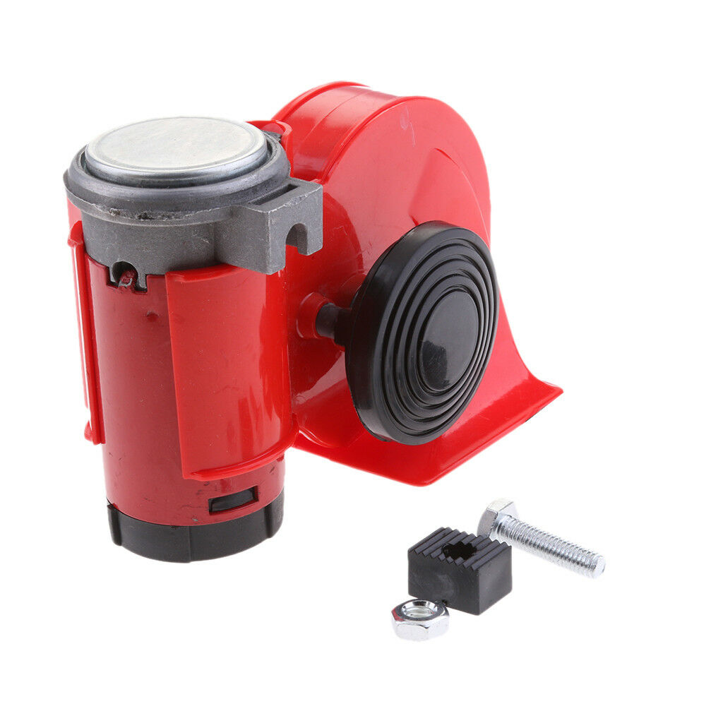 12V Motorcycle Car Dual Tone Electric Pump Vehicle Siren Loud Air Horn