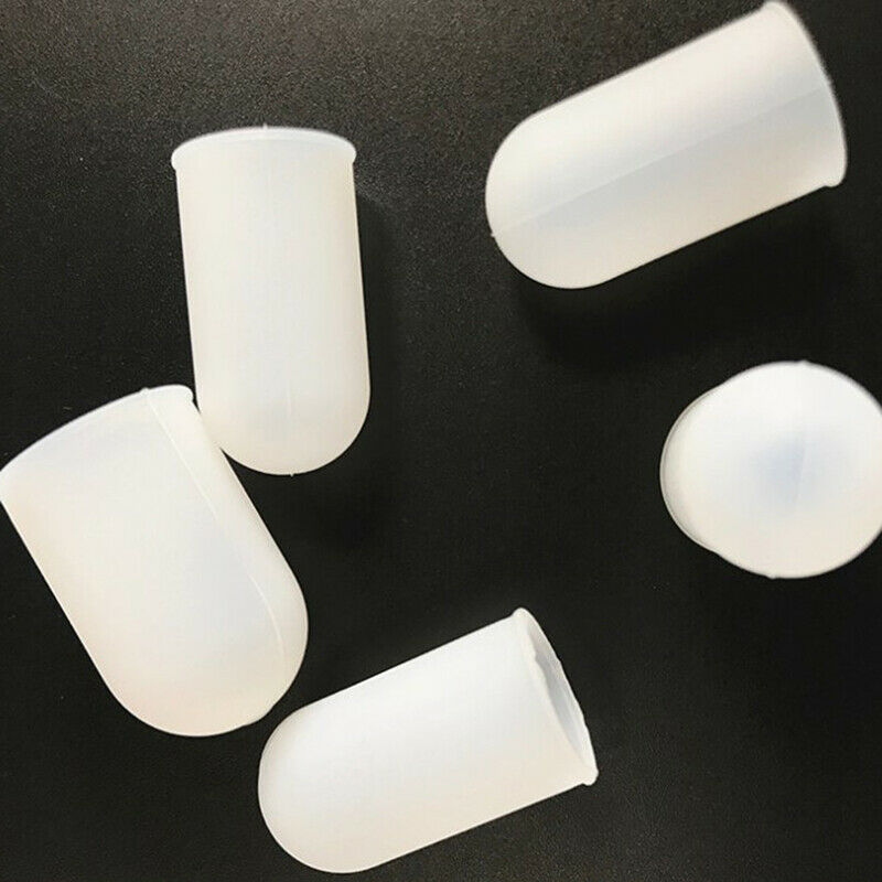 5pcs Silicone Fingers Cover Cap Fingertip Protector Insulation Finger GuardA KX