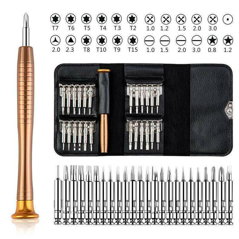 25PC/Set Precision Screwdriver Set Torx Glasses Repair Kit Micro Jewellers Watch