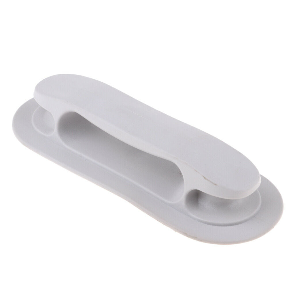 2X PVC Grab Handle for Inflatable Boat Rubber Dinghy Kayak Canoe Style 2 Gray
