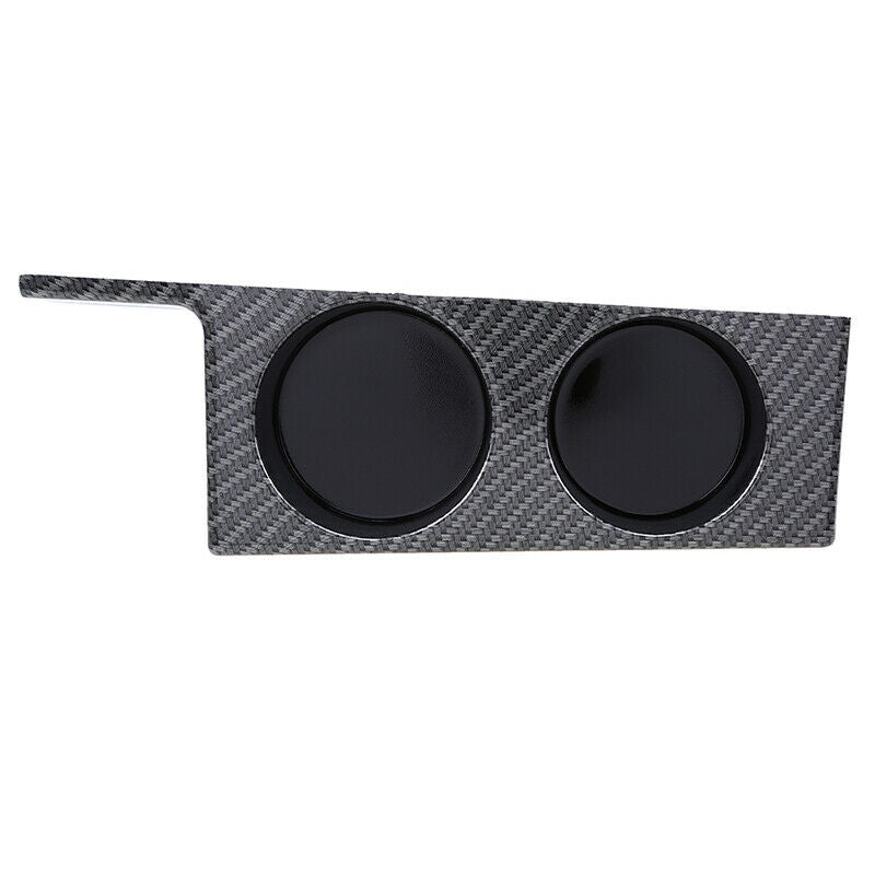 For BMW 5-Series E39 4-Door 1996-2003 Carbon Black Cup Drink Bottle Holders