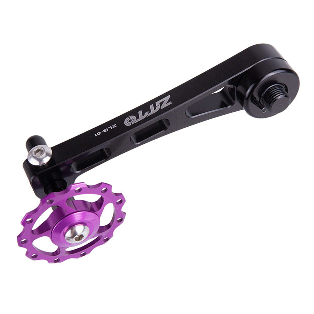 Bike Chain Tensioner Single Speed Chain Converter Fastener Convert Pulley