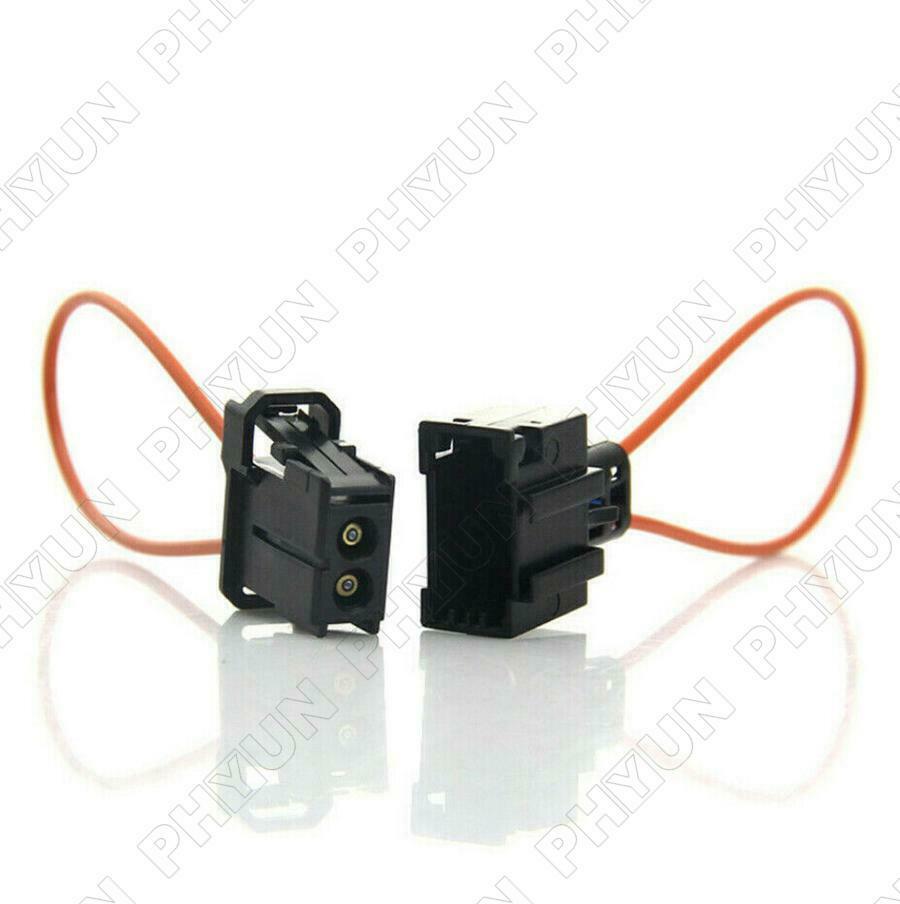 4 Car Male & Female Plug Connectors Diagnostic Fiber Optic Bypass Loop Universal