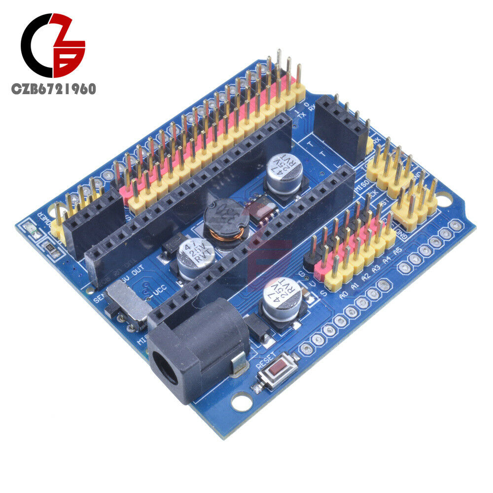 For arduino Nano v3.0 I/O expansion board micro sensor shield Uno r3 leonardo