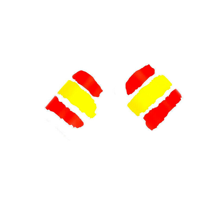 Spain Flag Stickers Waterproof Reflective Graphics Decals for Car MotorcycleBDA