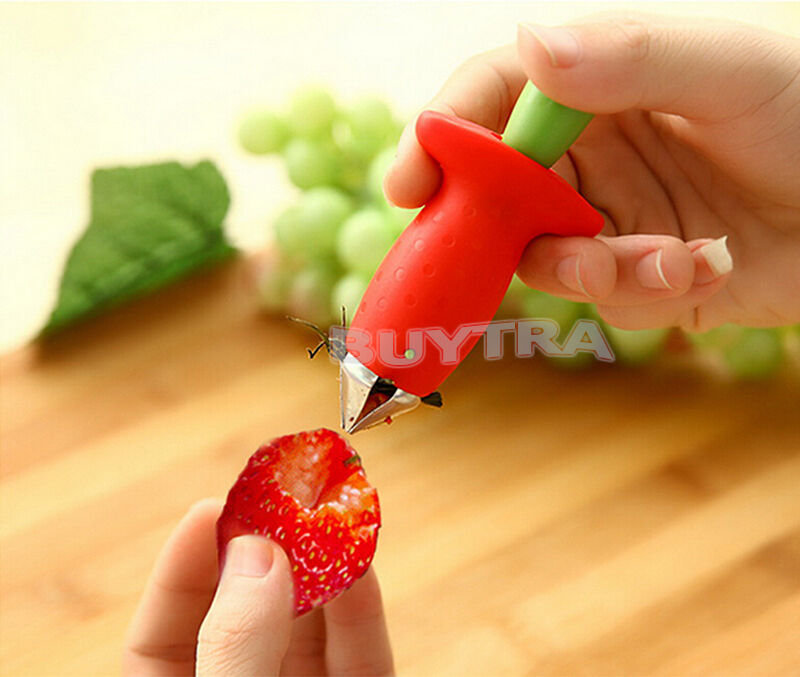 Tomato Strawberry’Stem Leaves Hullers Remover Removal Fruit Corer Kitchen.l8