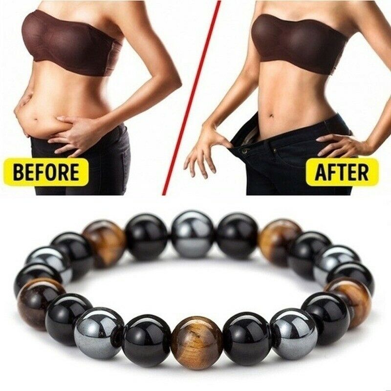 Men Women Therapeutic Energy Healing Natural Stone Stretch Beaded Bracelets Gift