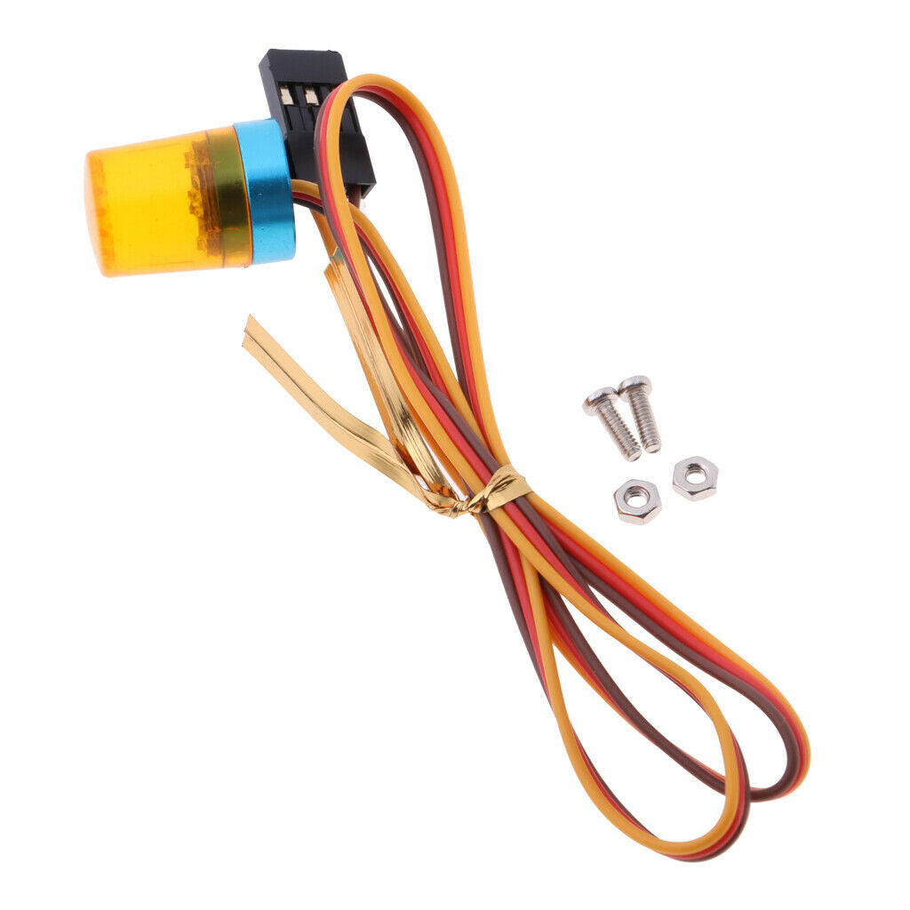 1/10 RC Car Police Flash Light Rotation 4 Mode Ultra Bright LED Orange