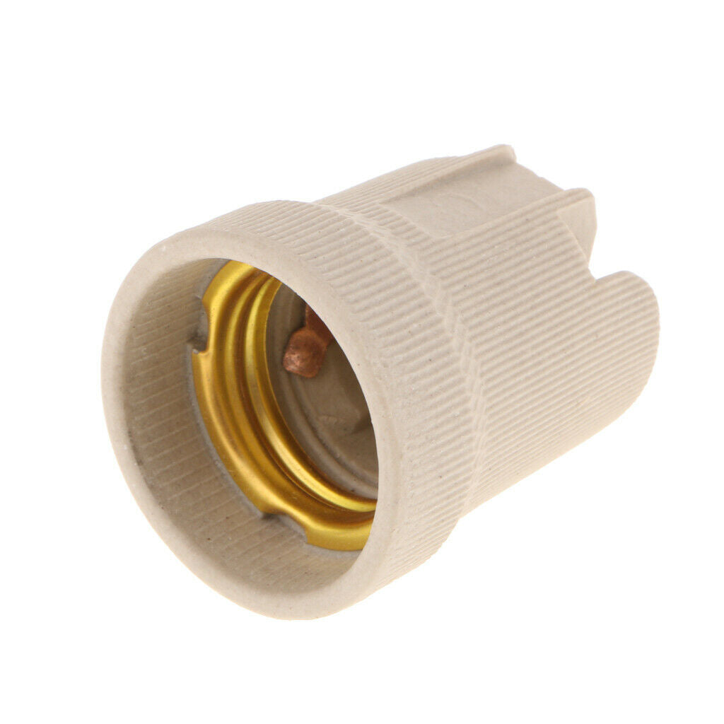 Heat Resistant Lamp Holder Base Keyless Adapter for Light Bulb Down Light