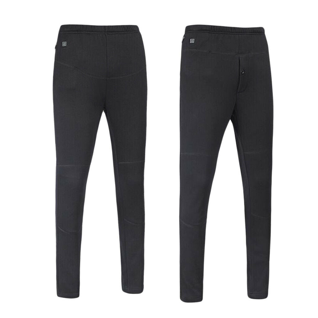 Heated Pants USB Electric Thermal Heating Trousers Cold-Proof Activewear 4XL
