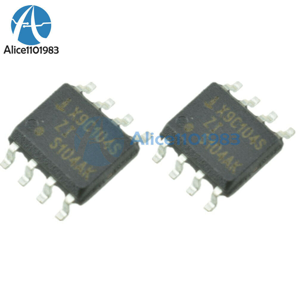 2PCS X9C104P SOP-8 X9C104 X9C104S Digital Potentiometer IC