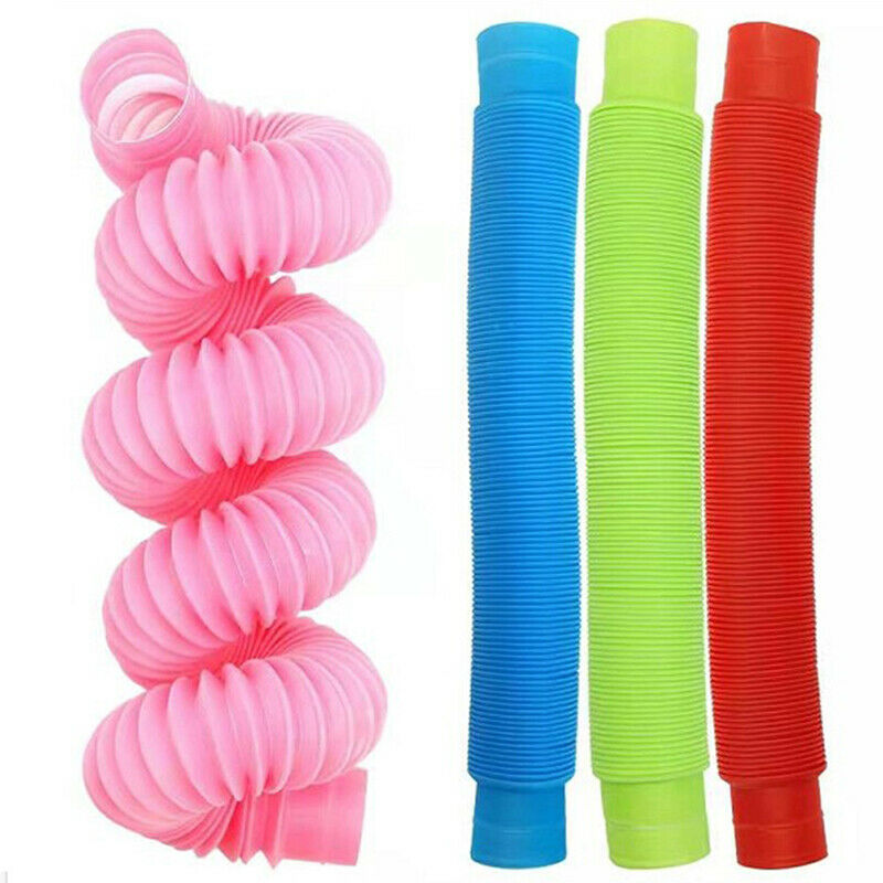 5Pcs Random Plastic Tube Coil Children Circle Funny Toys Early Educationa.l8