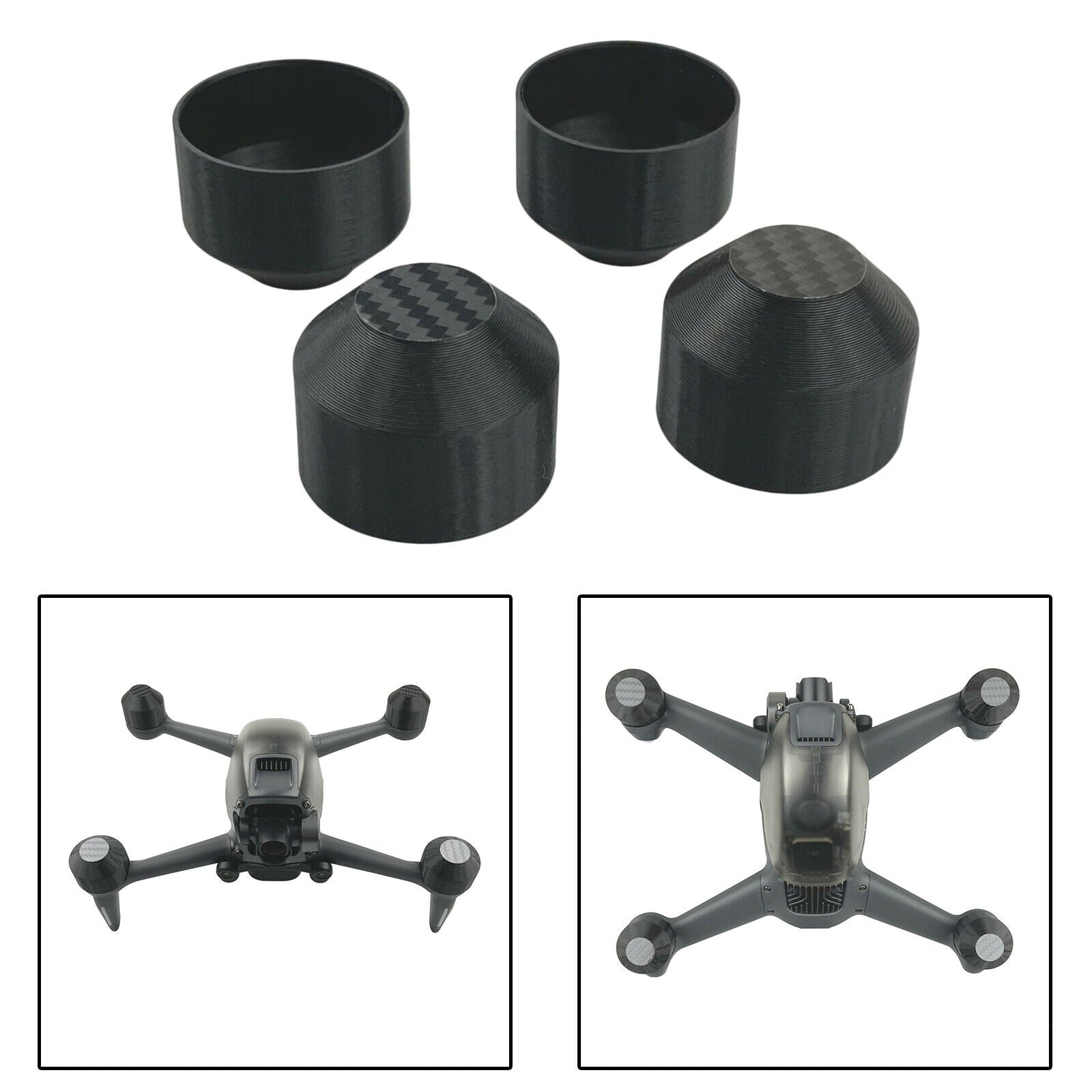 Set of 4 Carbon Fiber Motor   Guard Prevents Bumps for DJI FPV Dustproof