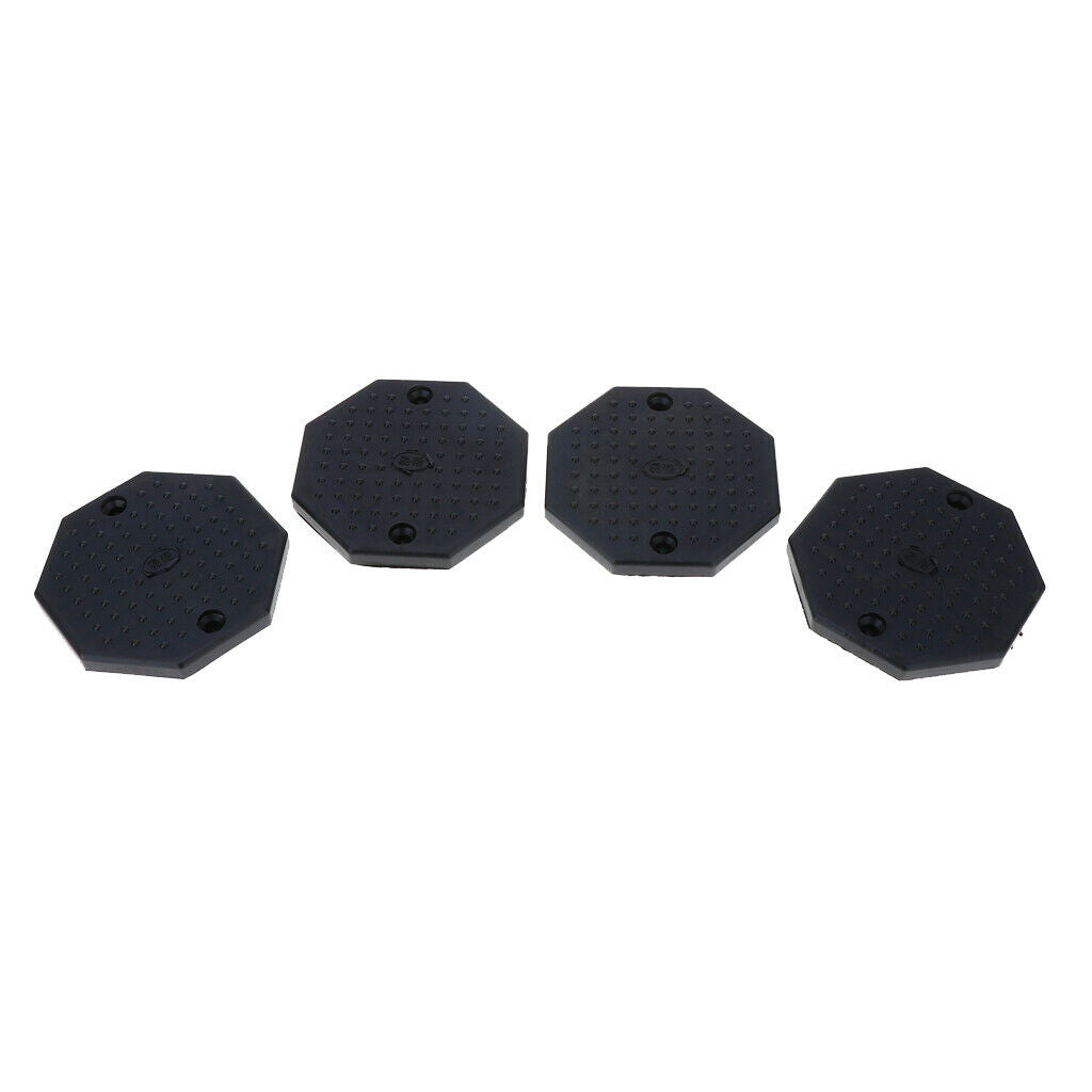 4 in 1 Auto Lift/Rolling Jack Rubber Block Pad Adapter Set Octagon