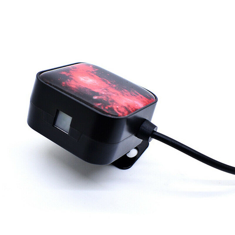 Car Rotating Star Projector Red LED Night Roof Light Atmosphere lamp Universal