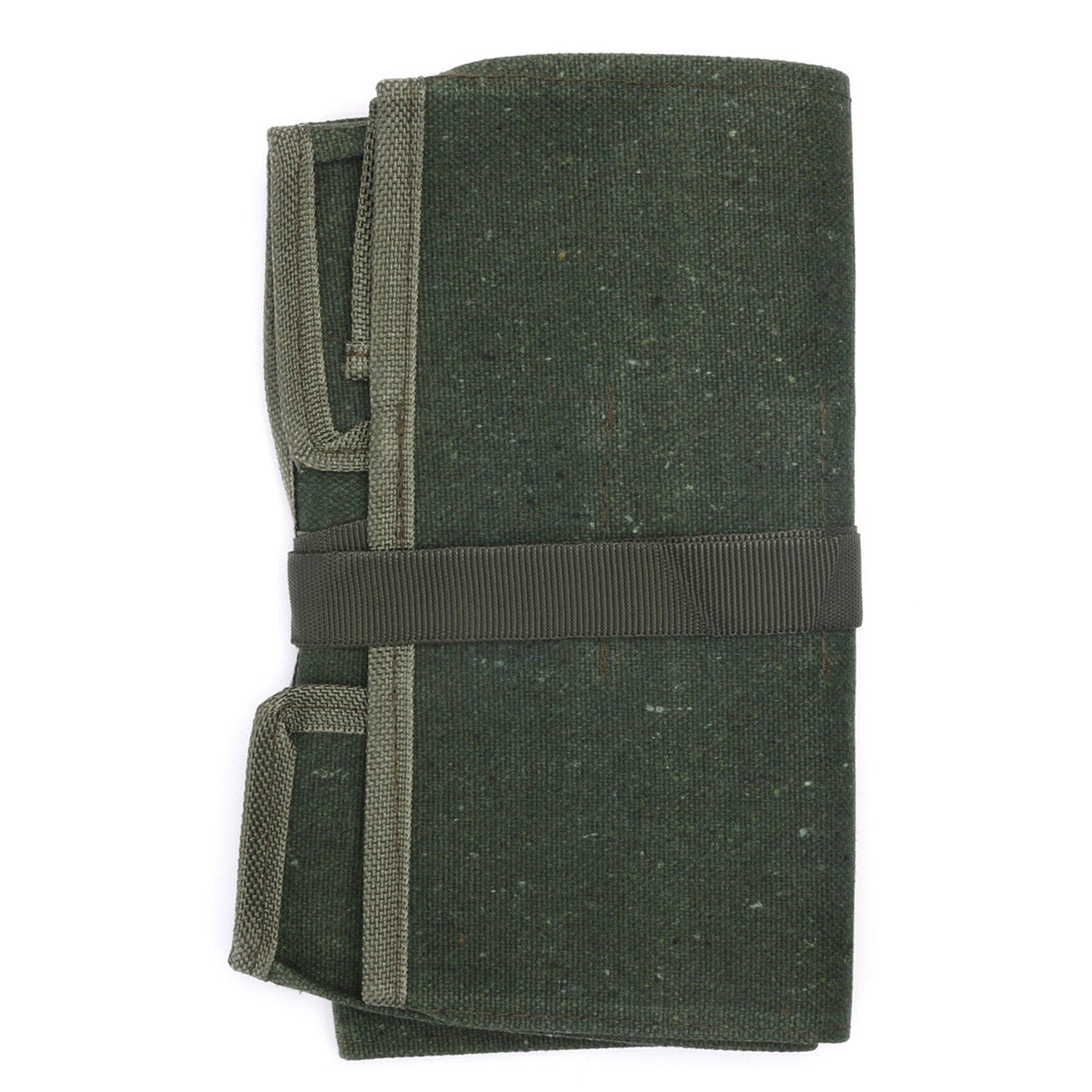 Green Canvas Bonsai Tool Storage Package Roll Bag Tool Organizer Case