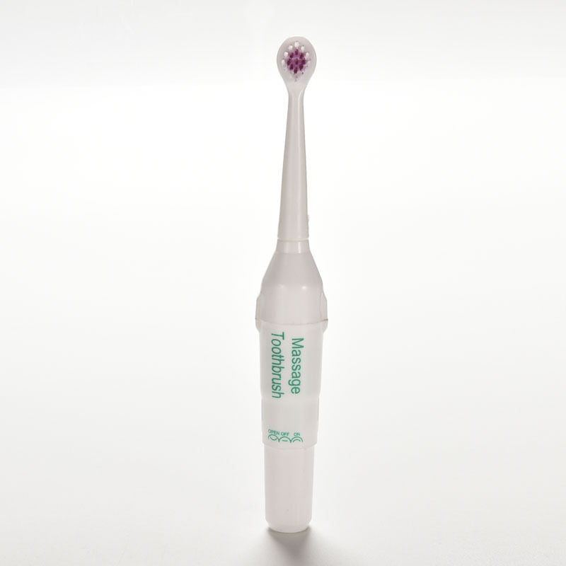 1X New 19*3cm Electric Vibrate Massages Massagers Toothbrush with 3 Brush .l8